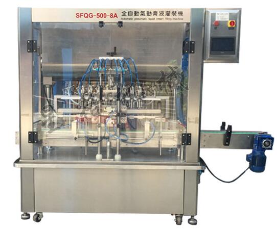 全自動(dòng)8頭醬料灌裝機(jī)(圖1)